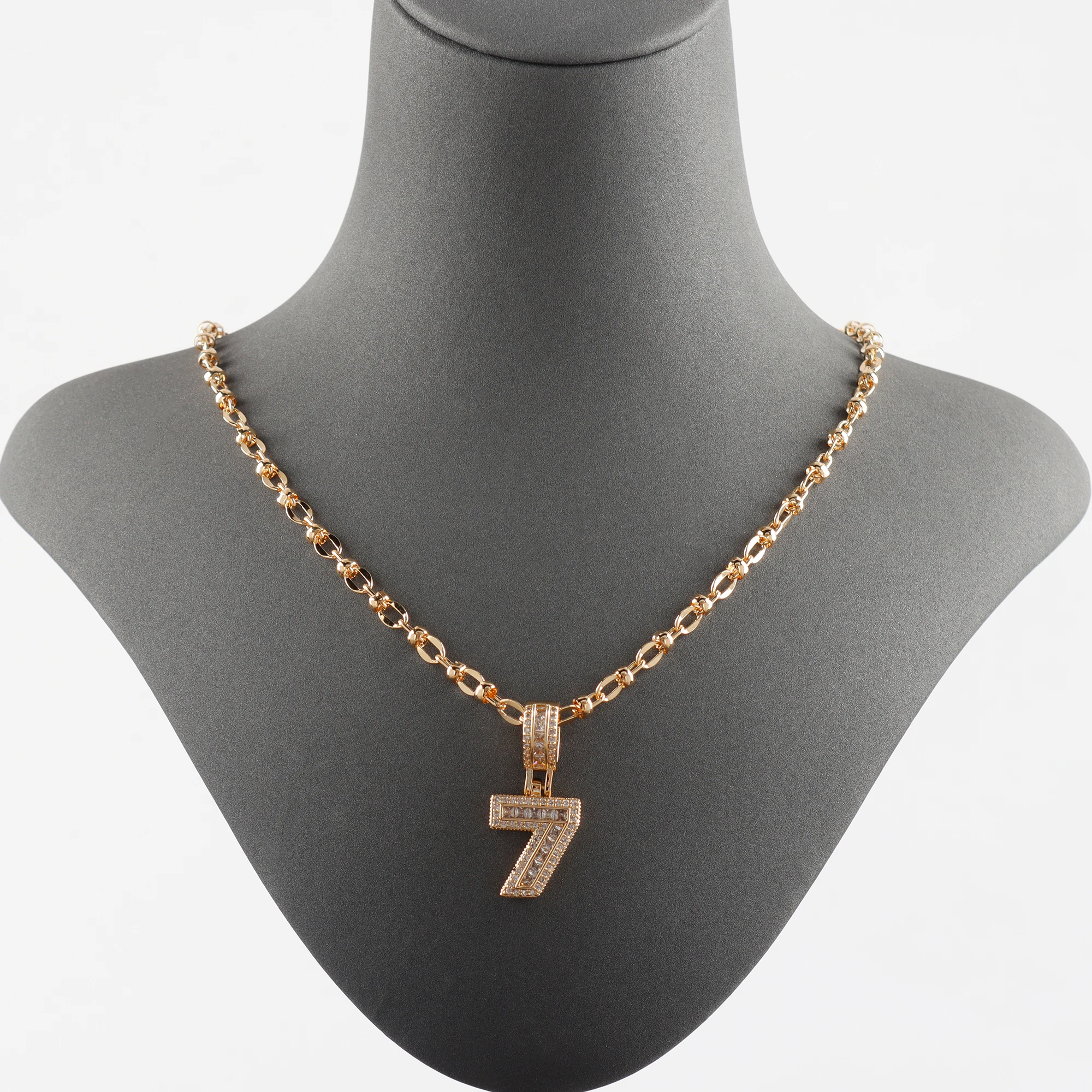 Женское Ожерелье GUFEATHER ожерелье из меди покрытое 18-каратным золотом без никеля 1