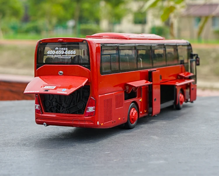 Оригинальная коробка 1:43 Масштаб Китай YuTong автобус туристическая машина литые игрушечные модели ZK6122H детские подарки