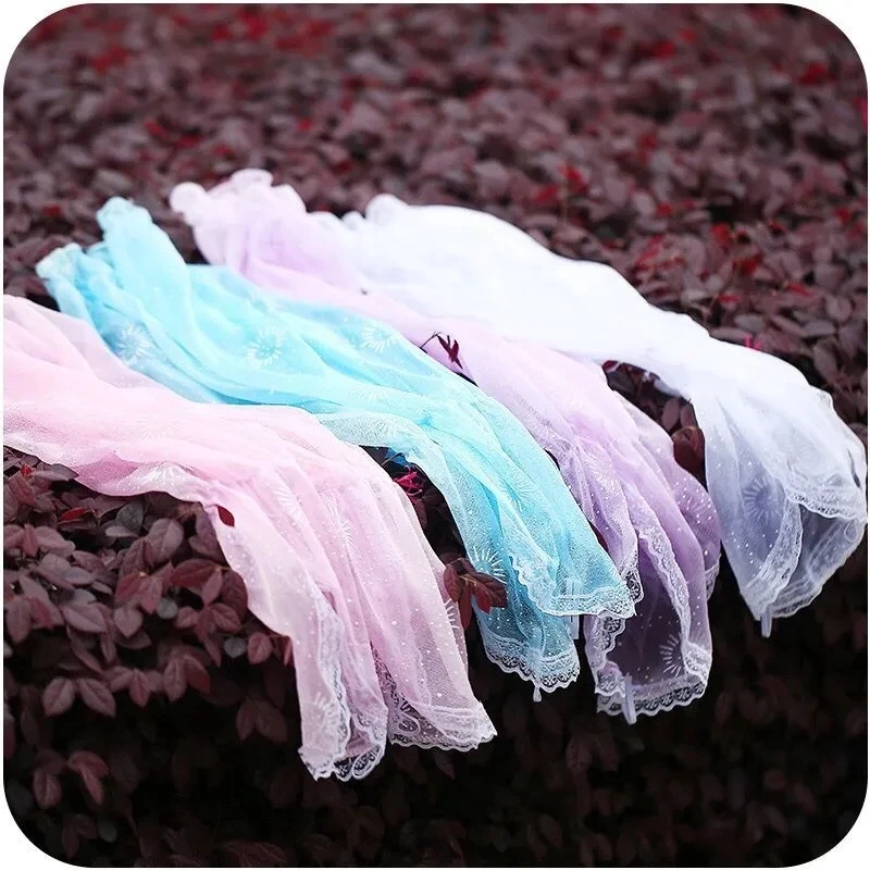 

Lace Arm Sleeves Elegant Women Long Summer Driving Cycling Sexy Sunscreen Gloves Female Anti-UV Elasticity Lace Gloves