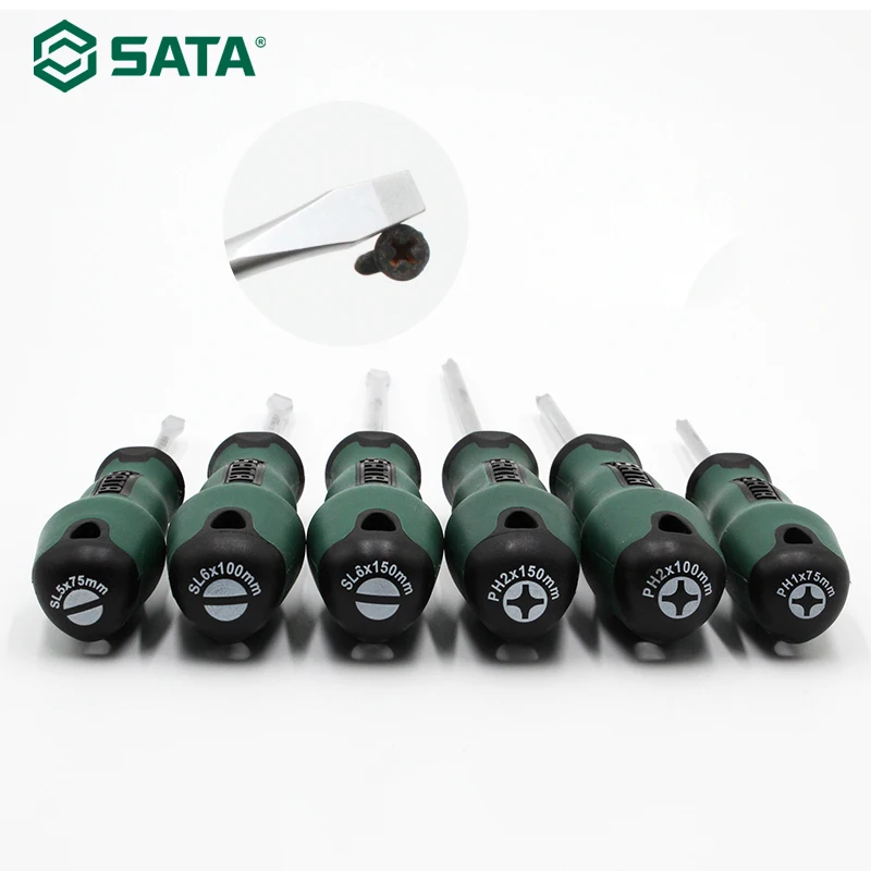 Набор Магнитных отверток SATA 6 шт. прецизионный многофункциональные отвертки