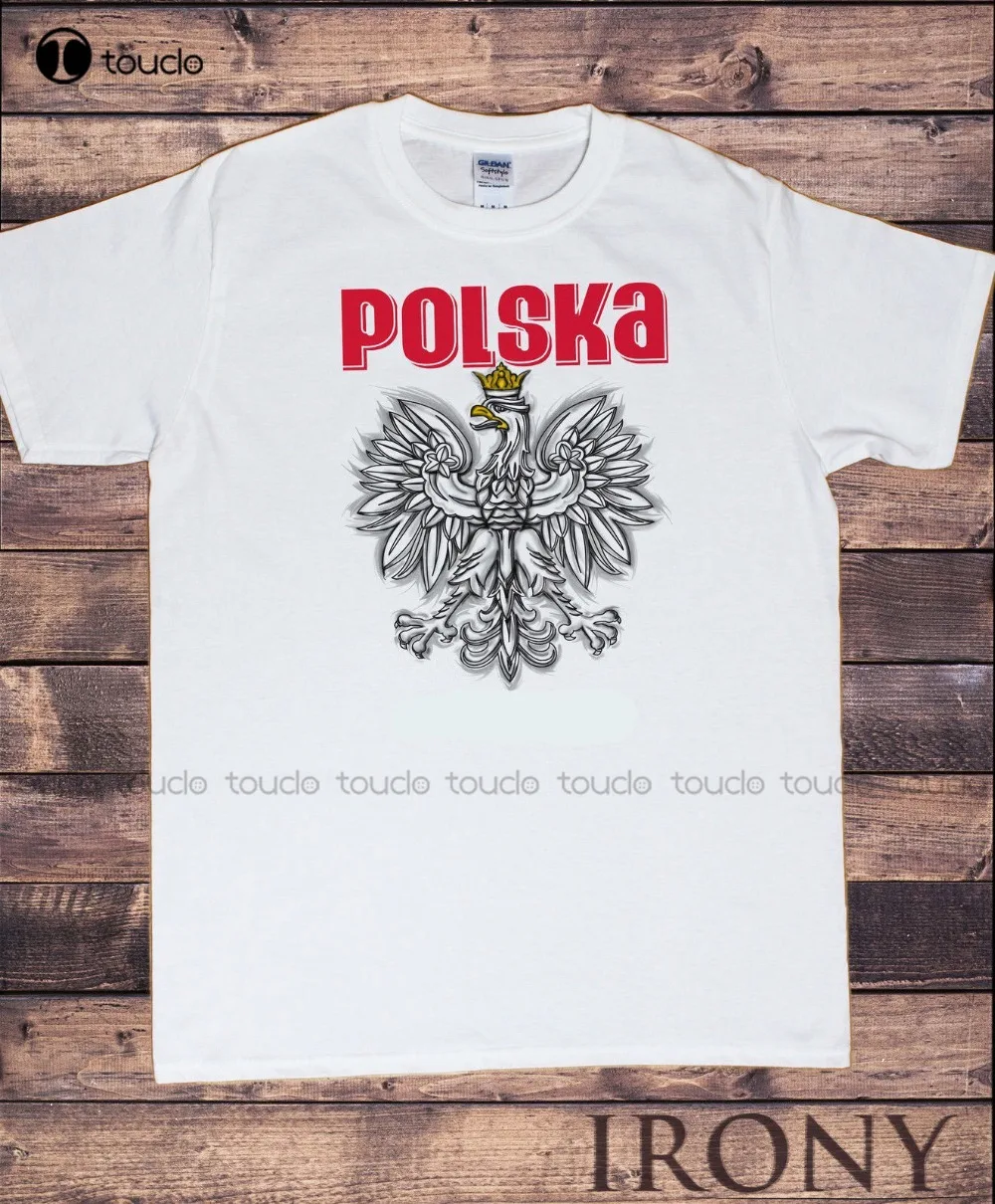 

Лидер продаж, новая модная брендовая белая футболка, польская футболка, новинка, приталенные топы с круглым вырезом, модные смешные Новые фу...