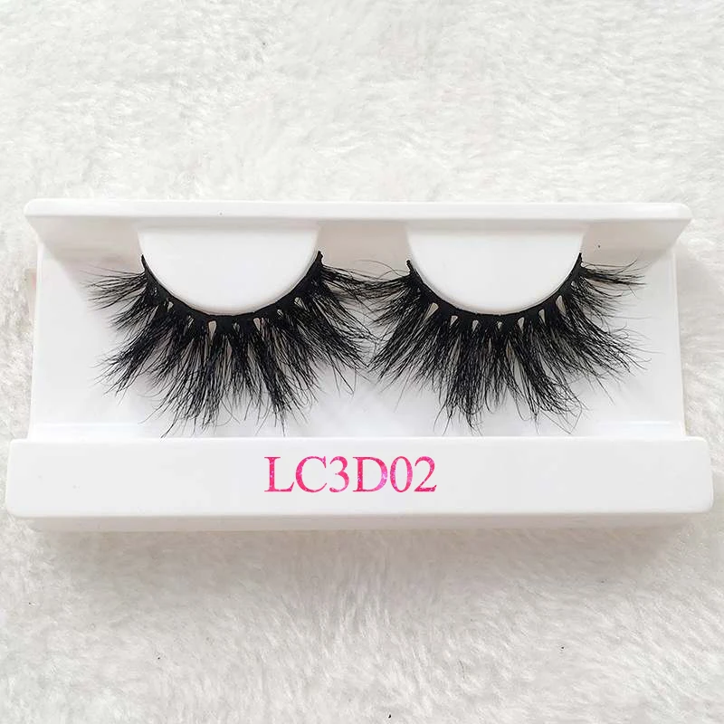 25 мм длинные 3D норковые ресницы драматические толстые полные полоски накладные |