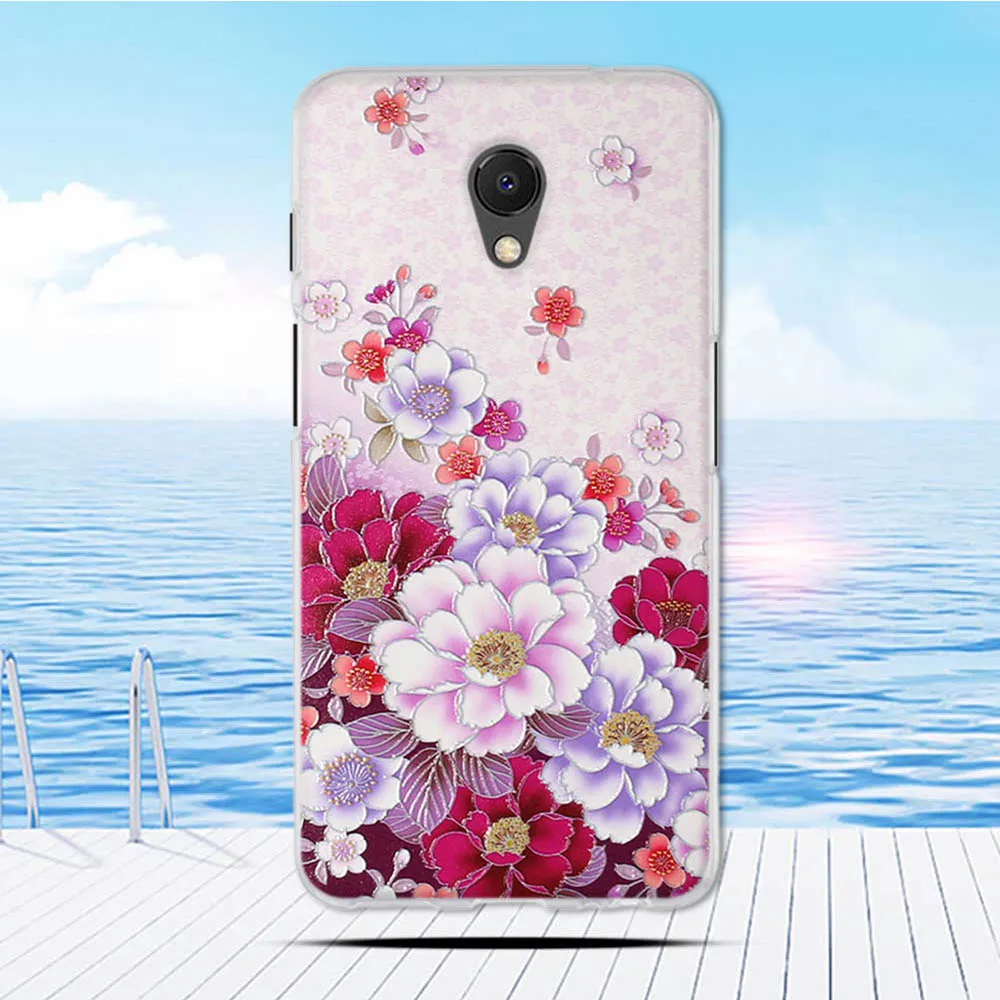 Мягкий чехол из ТПУ для Meizu M 6S 5 7 дюйма Meilan 6s силиконовый с рисунком на заднюю
