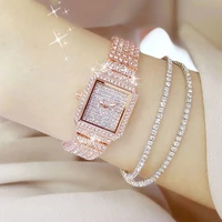 wristwatch square quartz rhinestone watches ladies fashion elegant womens bracelet watch small dial women clock reloj mujer new