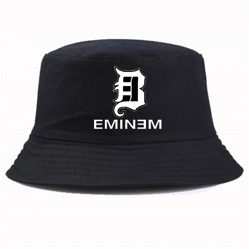 

Fashion hat Rapper Eminem Bucket Hat Hunting Fishing Outdoor Unisex fisherman hat