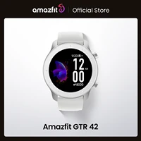 in stock global version new amazfit gtr 42mm smart watch 5atm womens watches 12days battery music control for android ios