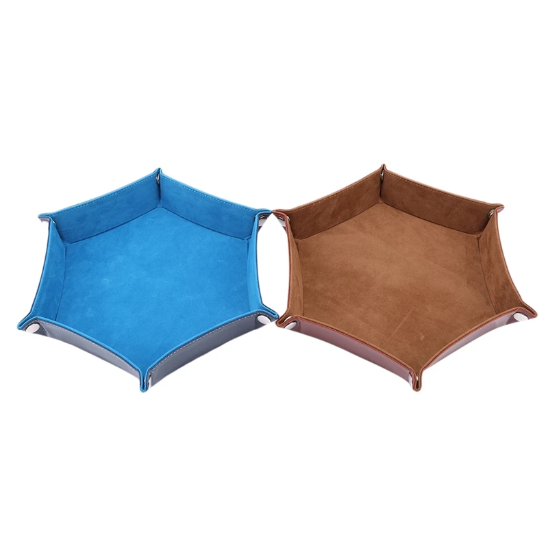 Игровой лоток для кости фиолетовая коробка с кубиками RPG DnD игральные хранения