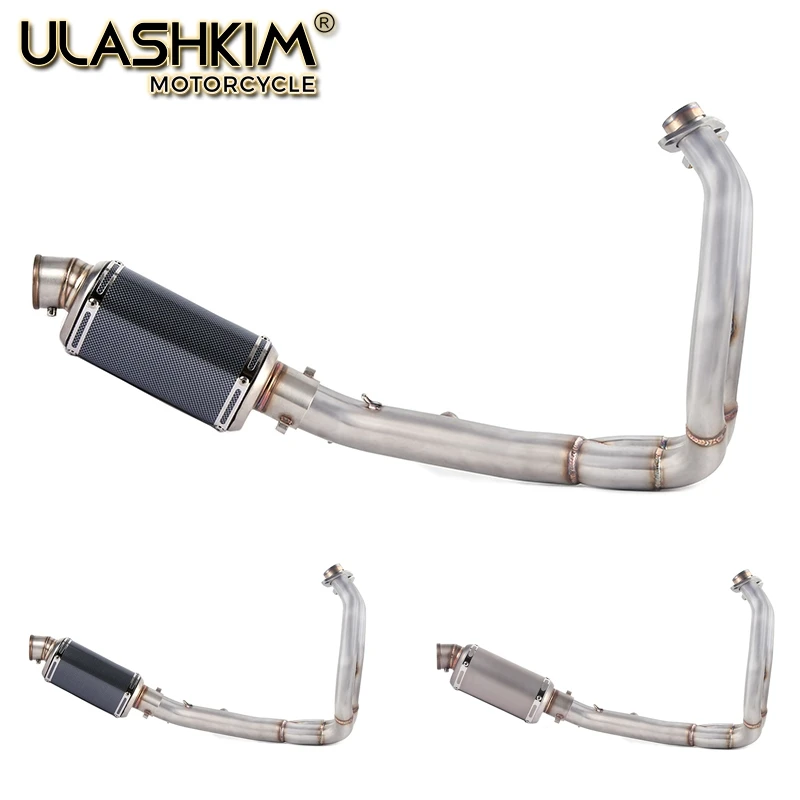 

Мотоцикл Полный глушитель средней линии трубы полная система слипоны для kawasaki ER6N ER6F NINJA650R Ninja650 Z650 2012-2016