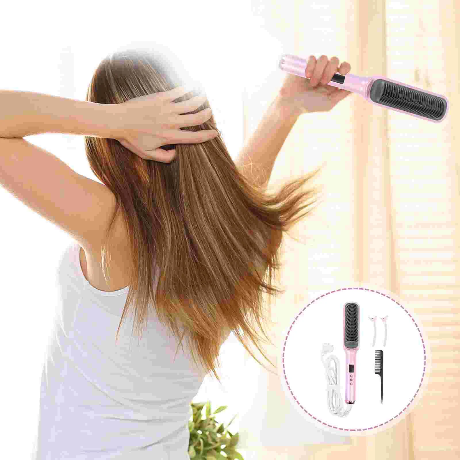 

1Pc Girl Hair Curling Tool Hair Straightening Comb Girl Hair Shaping Comb