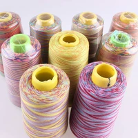3000y 40s2 sewing thread spool polyester sewing thread colorful embroidery line threads jeans for sewing thighs machine yarn