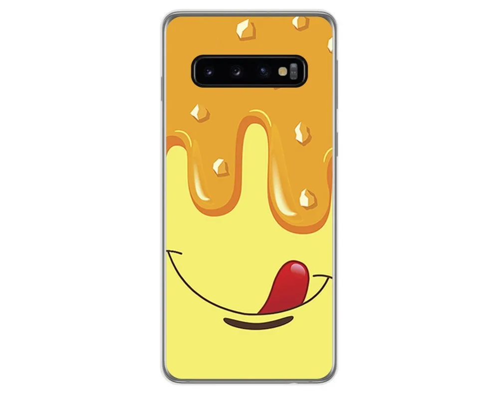 ТПУ гелевый Чехол для Samsung Galaxy S10 дизайн мороженого Ванильные рисунки|Бамперы| |