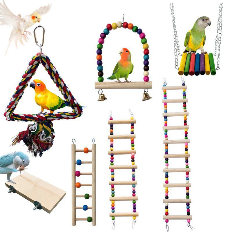 

Birds Toy Pet Bird Parrot Parakeet Budgie Cockatiel Cage Hut Nest Bird Toy Hammock Swing Toy Hanging Toy Brinquedo Pet Supplies