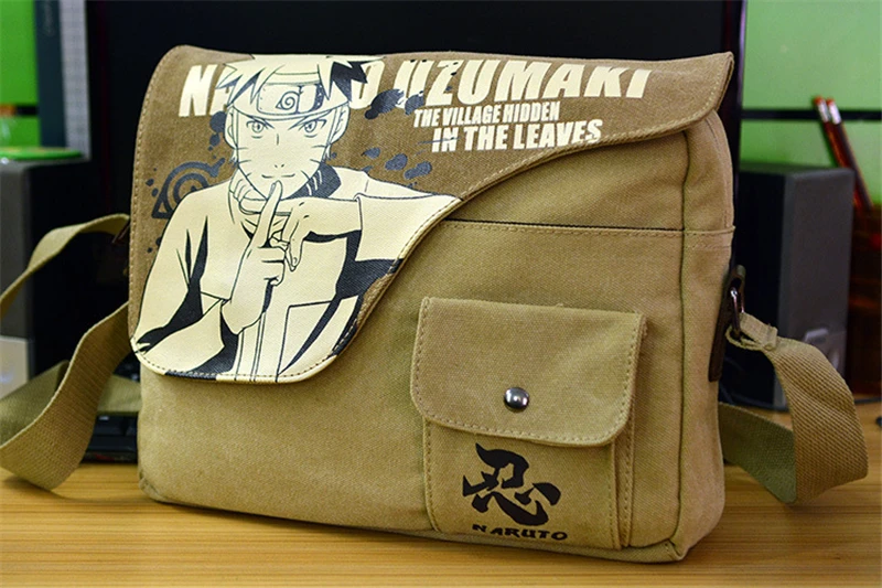 Холщовая Сумка удзумаки Наруто из аниме для косплея кросс боди мультяшный