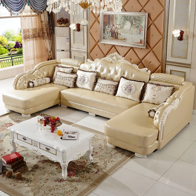 (3 места + 2 шт. гостиная) Европейский диван для маленькой гостиной # CE 962|european