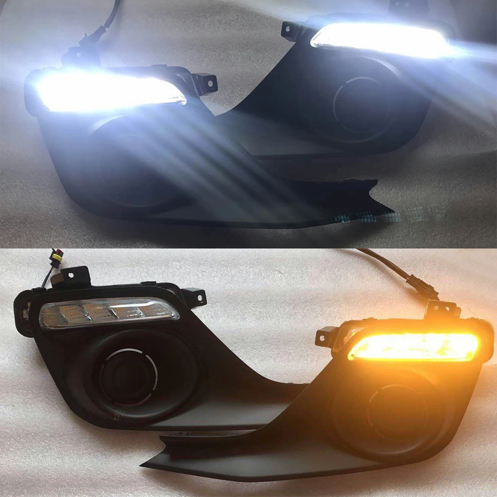 Автомобильный мигающий 2 шт. для Suzuki Swift 2017 2018 2019 светодиодный дневный ходовой