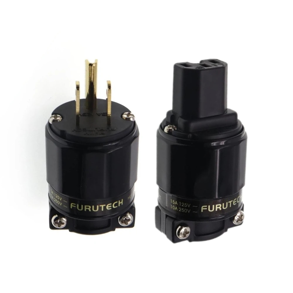 FURUTECH HIFI FI 11M N1 / 11 N1(G) Вилка усилителя мощности звуковых частот 24K позолоченный