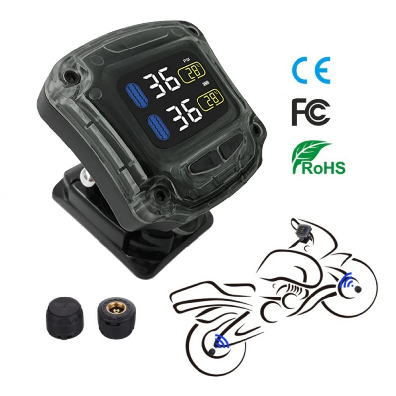 M3 система контроля давления в шинах TPMS беспроводная мотоцикл шины двигатель Fatbike