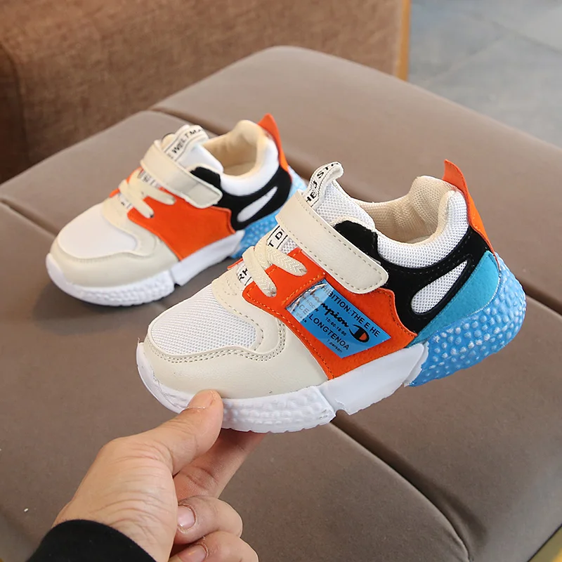 2019 осенние детские кроссовки для девочек обувь мальчиков модная повседневная