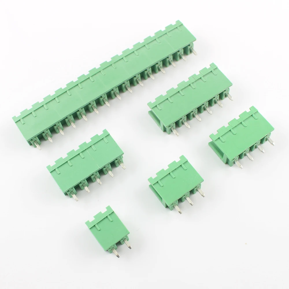 5pcs 5.08mm Pitch PCB Screw Terminal Block Connector Right Angle PlUG-IN Plug Socket 2P 3P 4P 5P 6P 7P 8P 9P 10P 11P 12P 15P |