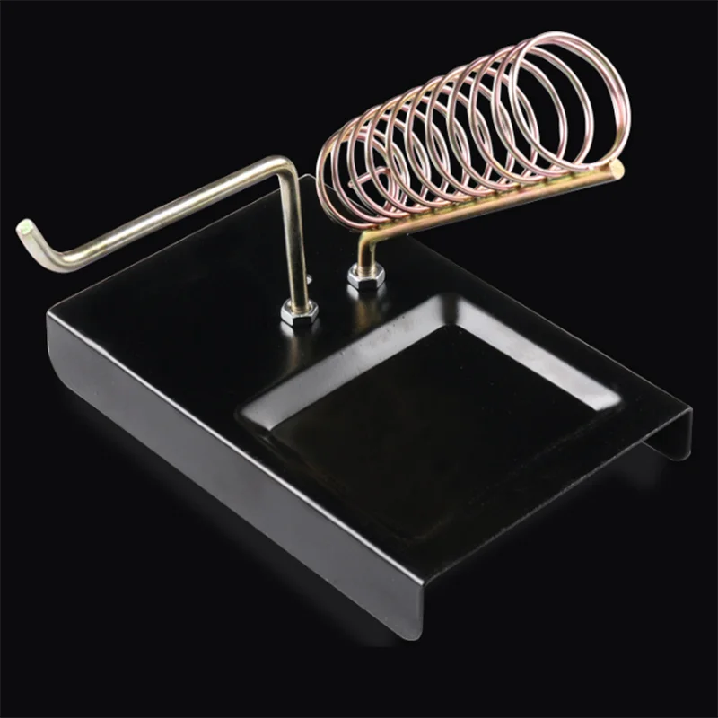 

1pc Electric Soldering Iron Stand Holder Metal Support Station Soldering Iron Frame Small And Simple