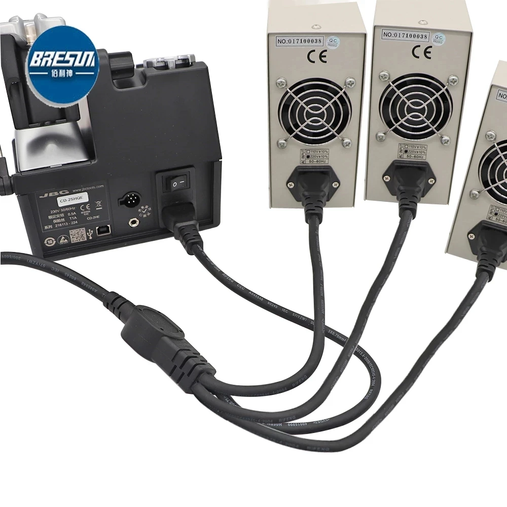 

QianLi Power Cord Dividing Line with 4 Ports Converter for Rework Station Computer PC DC Power Supply Cable Power Cord tools