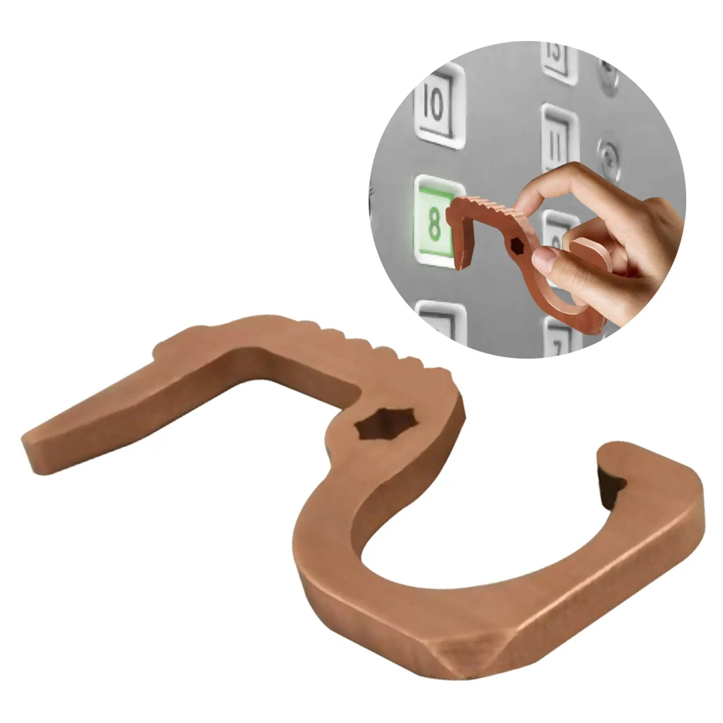 Портативный пресс инструмент для лифта гигиена ручная Антимикробная сплав EDC