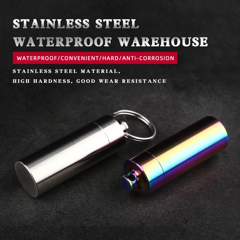

Stainless steel waterproof warehouse keychain portable EDC medical equipment multifunctional outdoor emergency tool