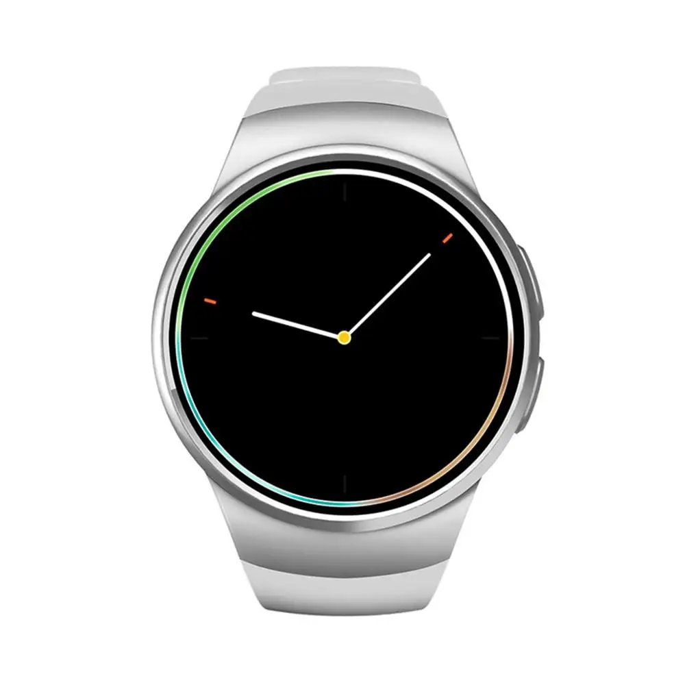 KW18 Bluetooth Смарт часы телефон полный экран Поддержка SIM TF Smartwatch сердечного ритма для IOS iPhone Android samsung Xiaomi PK KW88 - Цвет: White
