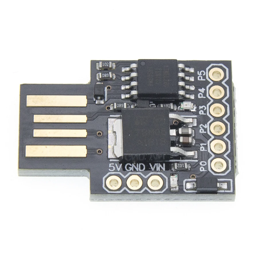 Плата микро-макетная TINY85 Digispark Kickstarter ATTINY85 модуль для Arduino IIC I2C USB синяя Черная |