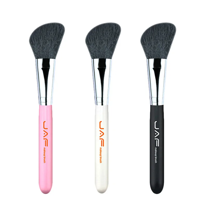 Кисть для макияжа с наклонной головкой Румяна из натуральной горной шерсти