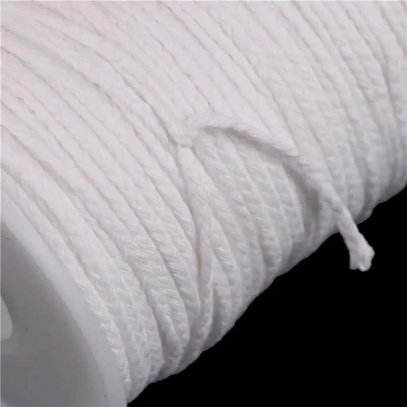 Фитиль хлопковая веревка оплетка сердечник свечи катушка сделай сам масляные