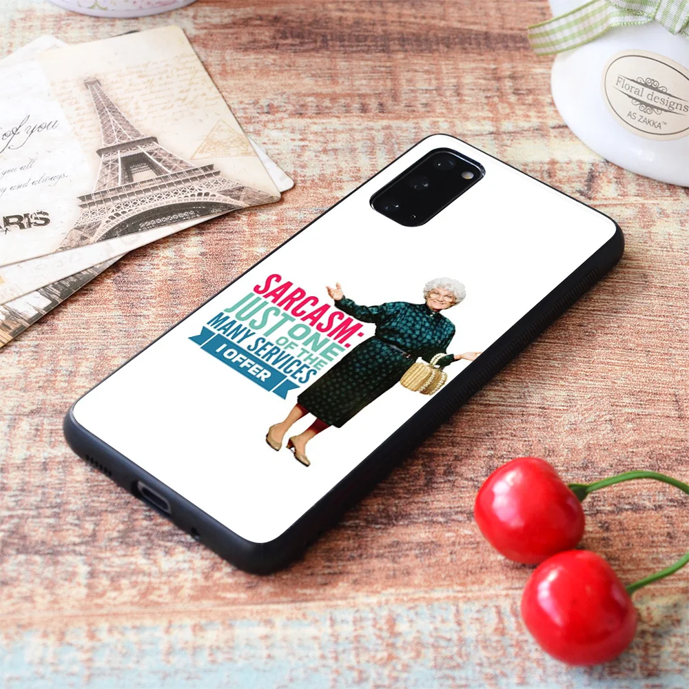 

For Samsung Galaxy Golden Girls Sarcasm Soft TPU border Samsung Galaxy Case