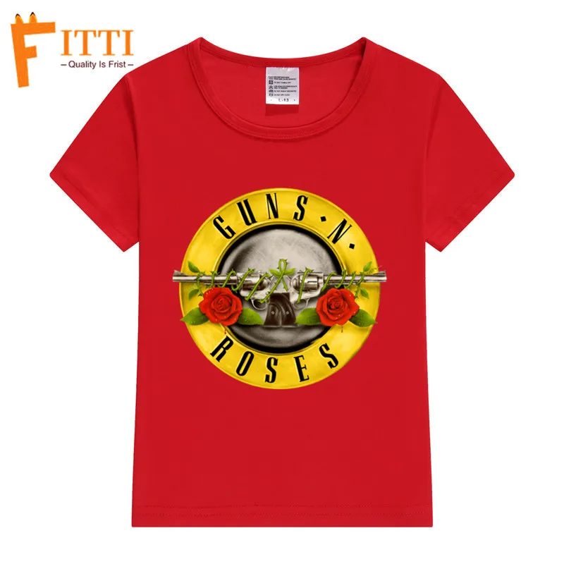 Одинаковые комплекты для семьи хлопковая Футболка с принтом пистолет и розы