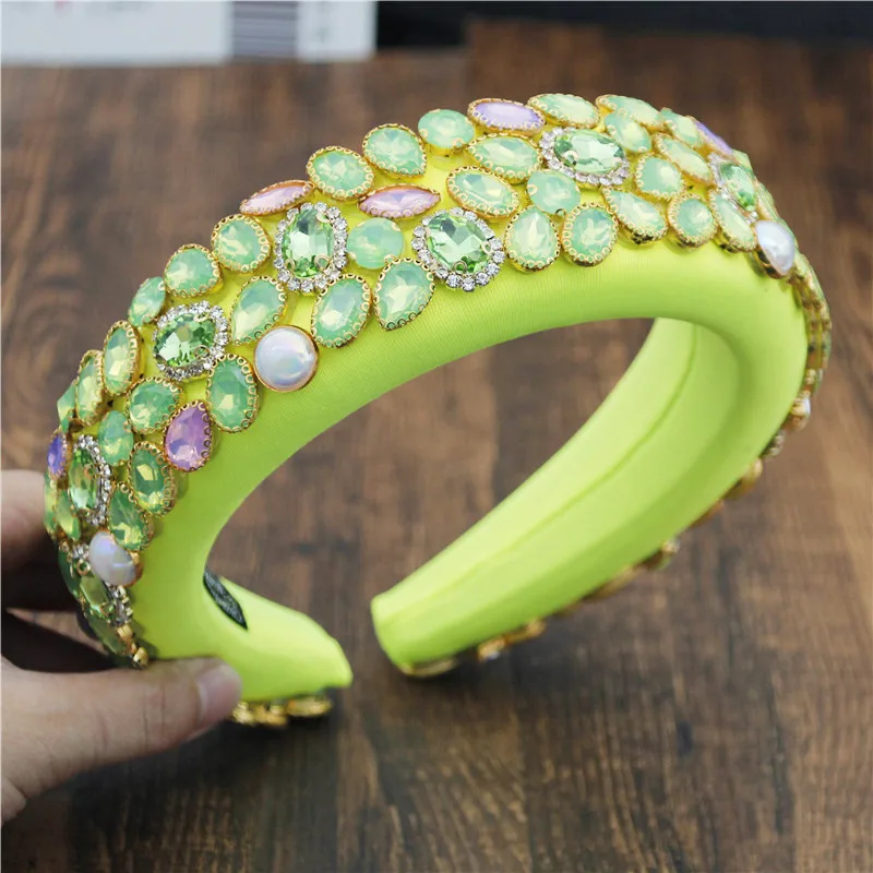 Новинка барокко обруч для волос сверкающие хрустальные диадемы ободки женщин