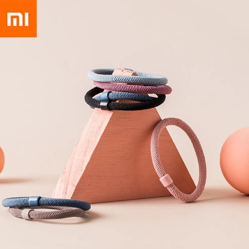 12 шт./компл. Xiaomi Jordan & Judy Girls нейлоновые эластичные резинки для волос карамельных