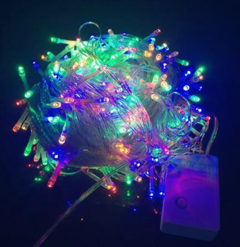 10 м 100Led светильник гирлянда Рождественская елка Сказочный светильник Luce водонепроницаемый домашний сад вечерние праздничные Свадебные украшения - Испускаемый цвет: changeable