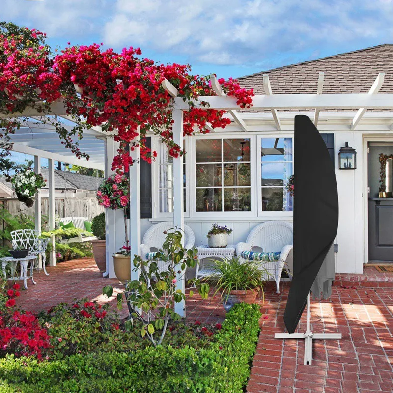 Водонепроницаемый открытый банановый зонт садовый погодозащищенный консольный