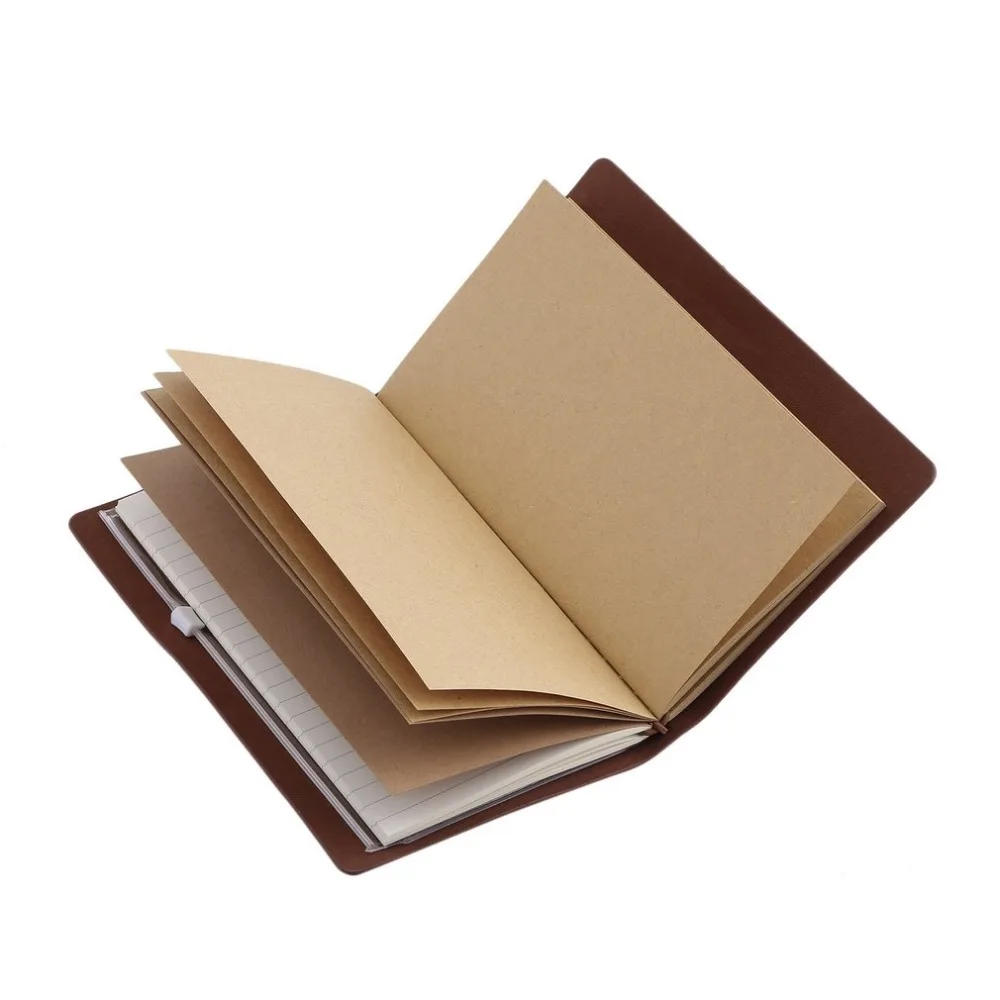 Vintage Hardcover Notebook Spiral Faux Leather Dairy Note Book School Office Supply For Students Business Notebooks Making Notes