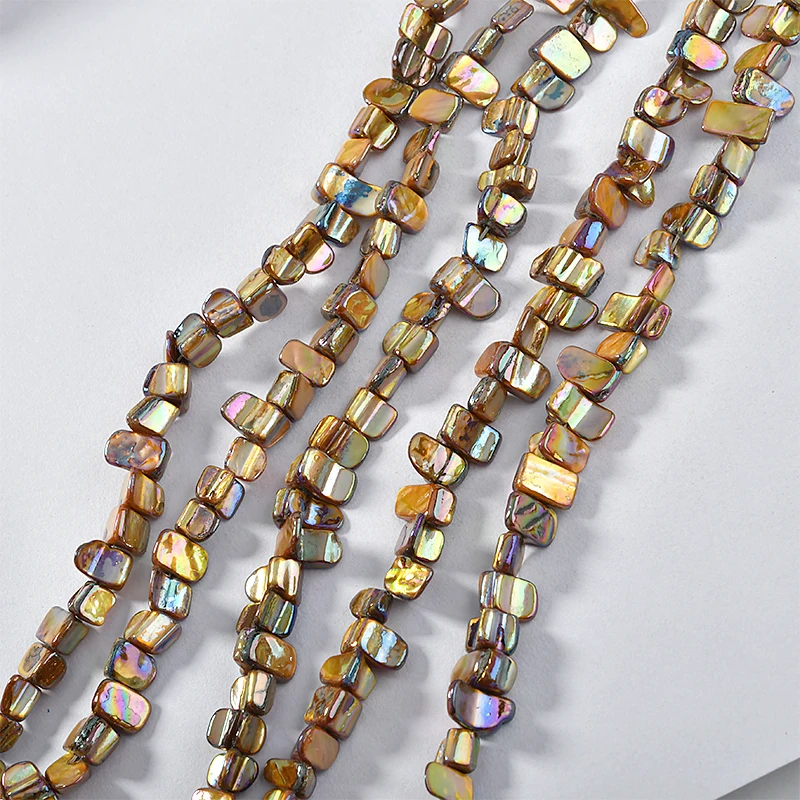 Серьги сделай сам натуральная раковина асимметричная форма Шариковая головка