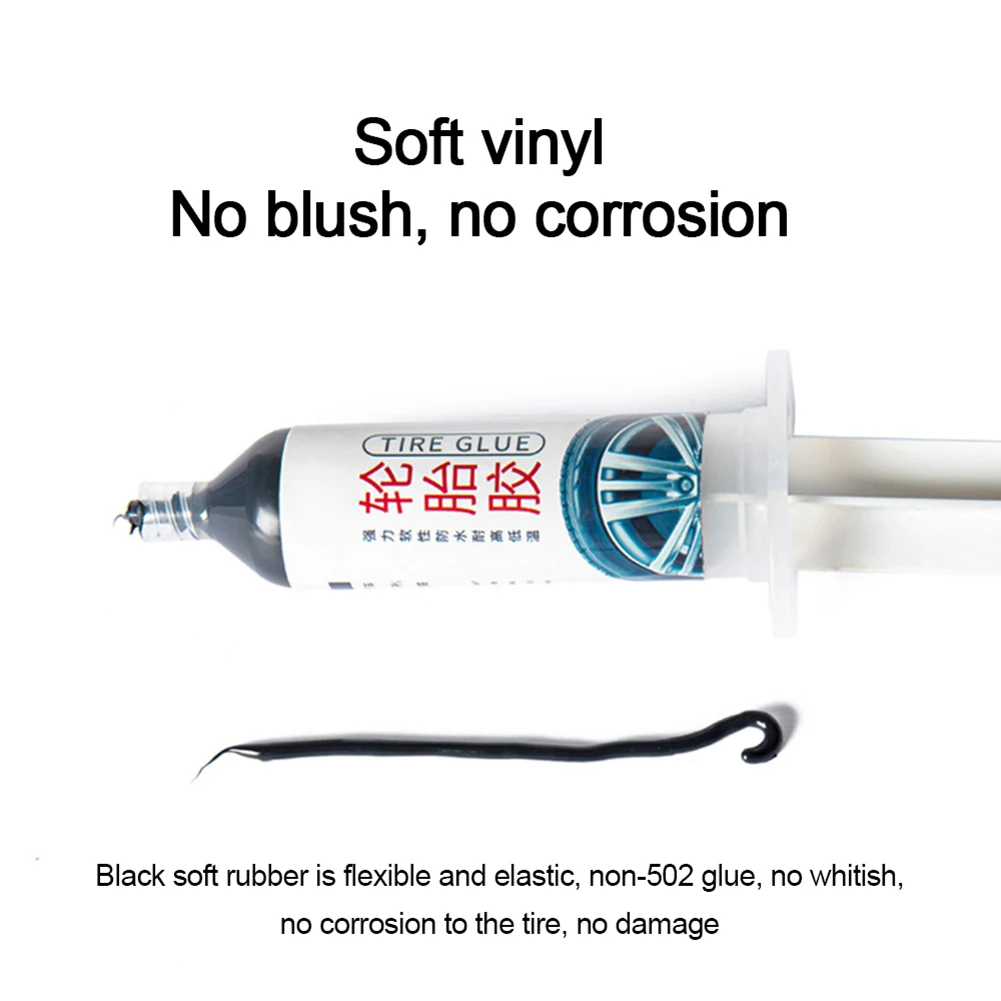 30ml Auto Tire Repair Adhesive Patches Glue Bicycle Car Tyre Cement Tool |