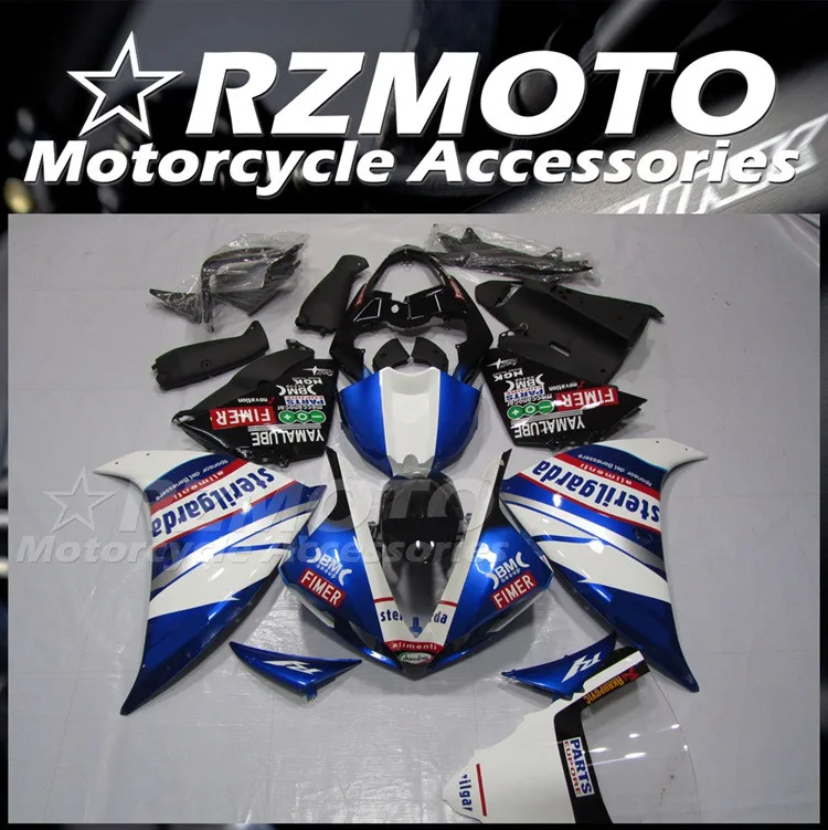 

4Gifts Injection mold New ABS Whole Fairings Kit Fit for YAMAHA YZF-R1 R1 2009 2010 2011 09 10 11 Bodywork set Blue cool