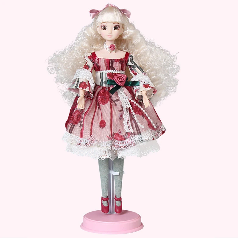 13 подвижных суставов 1/6 3D глаза BJD куклы игрушки с аксессуарами одежда обувь сумка