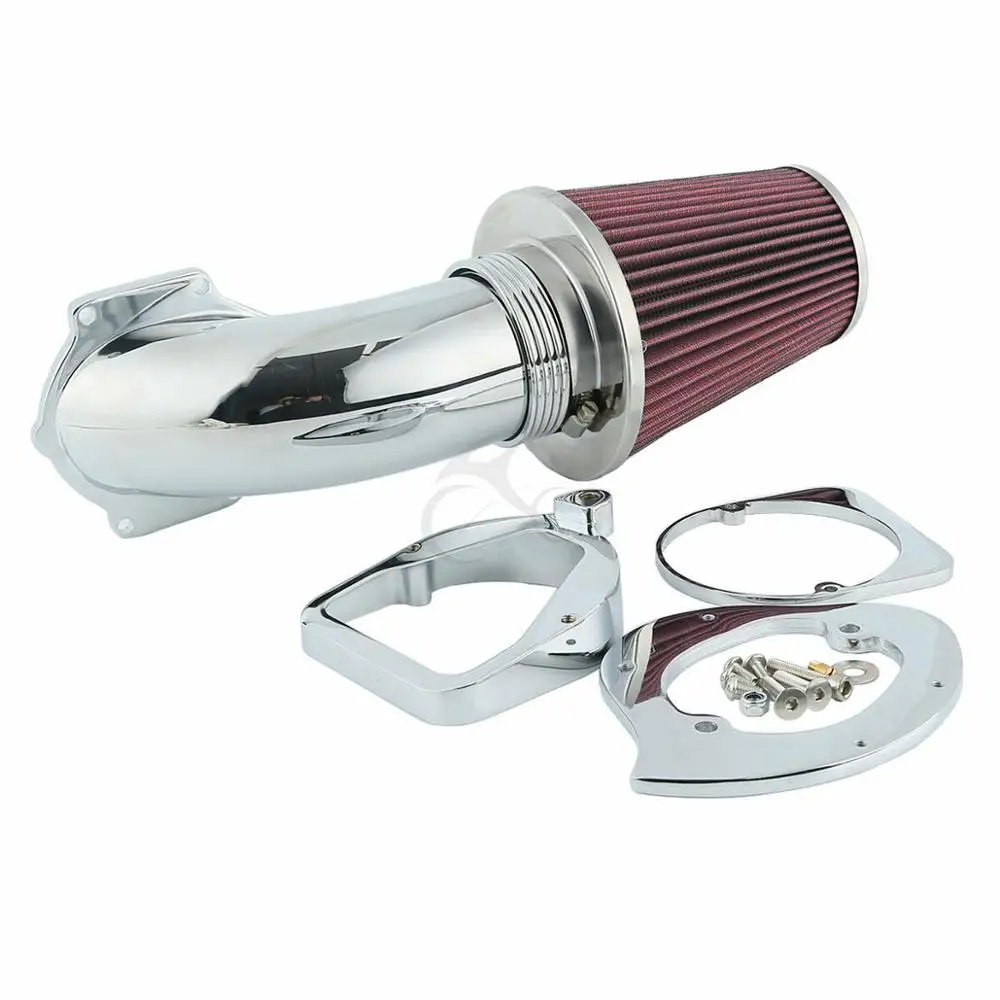 МОТОЦИКЛ хром очиститель воздуха конуса воздушного фильтра для Honda Shadow Spirit 750 1998 13