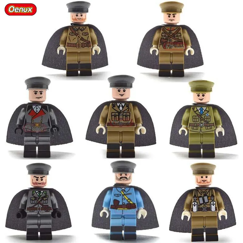German Army 15 Oenux, серия WW2, мини немецкие армейские фигурки, строительные блоки, 2 мировая война, военный блок, кирпичная игрушка для детей, рождественский подарок - Цвет: German Army 15