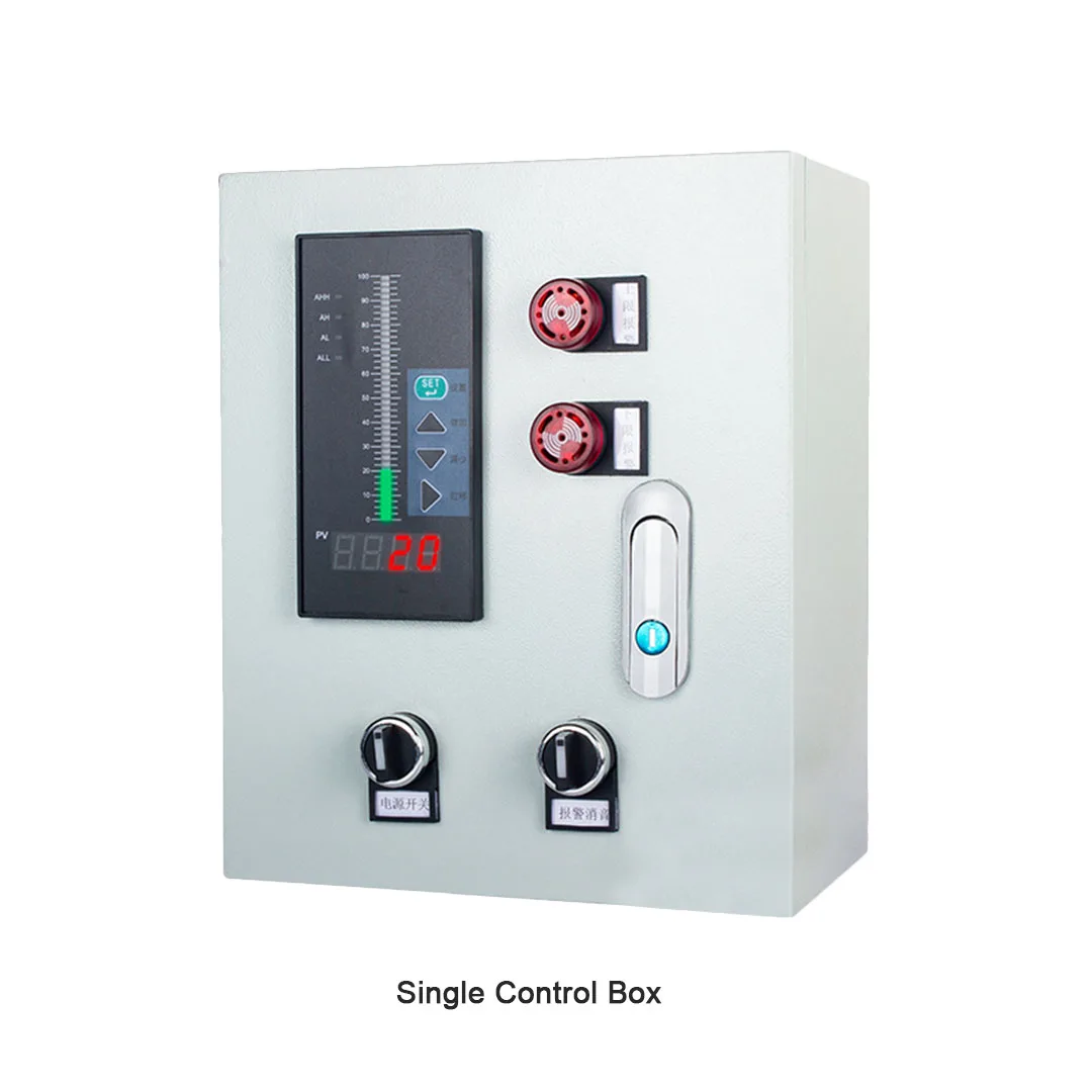 

FANDE AC220V Liquid Water Level Controller 4 Relay 4 Alarm Probe Transmitter Box for Tank