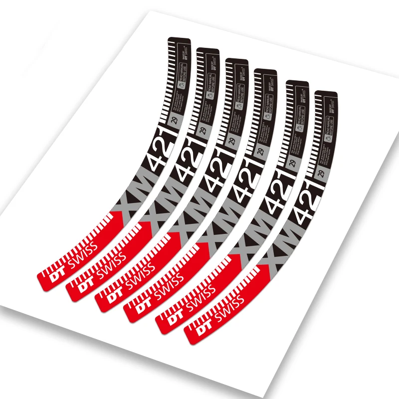 

DT EX421 wheel set sticker mountain wheel rim sticker bicycle sticker custom reflective waterproof modification