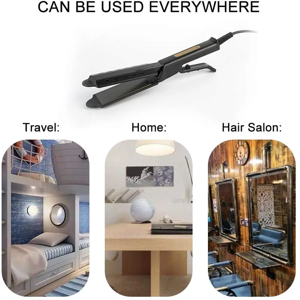 

Hair Straightener 4 Gear Adjustment Temperature Hair Straightening Tourmaline Ceramic Ionic Flat Iron Professional Styling Tool