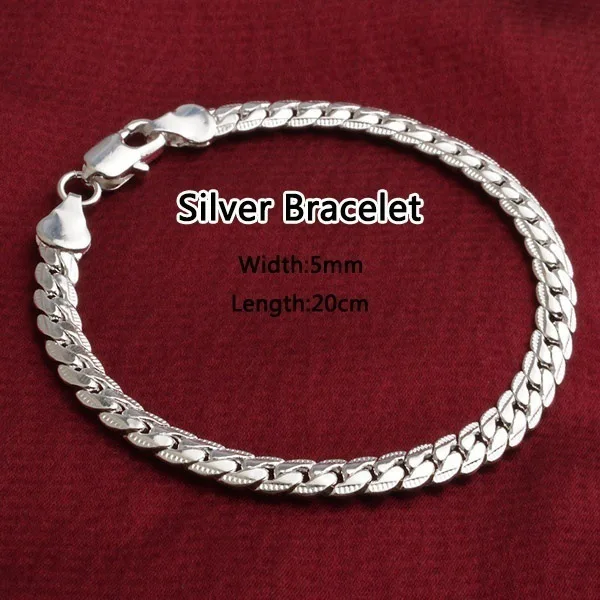 

5MM Fashion Jewelry Men Women Gold Necklace Sideways Snake Chain Necklace 24 Inch Accessories Bijoux Femme Hip Hop Jewelry