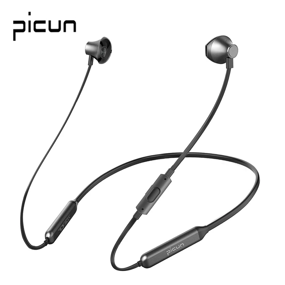 Спортивные наушники Picun H12 с шейным ободом 20 часов воспроизведения HiFi стерео бас