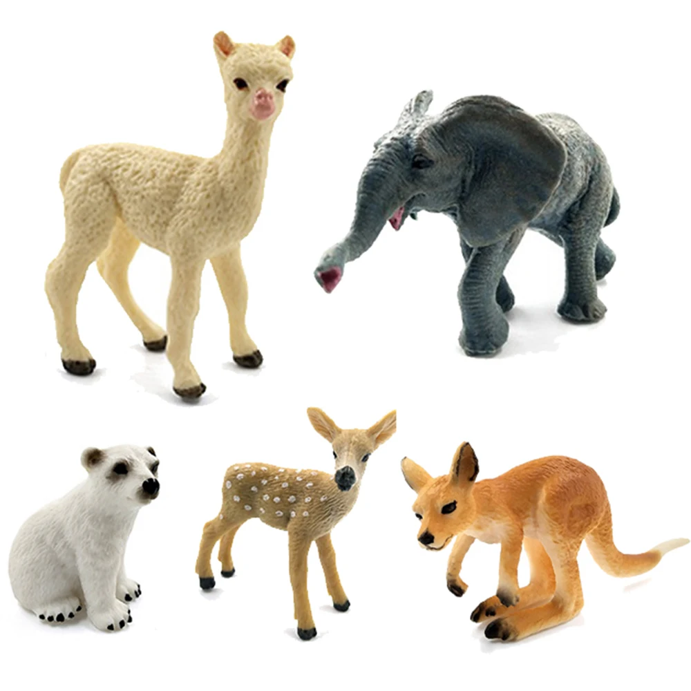 Миниатюрная фигурка животного кролик белка енот малая панда Бобер тестер барсук